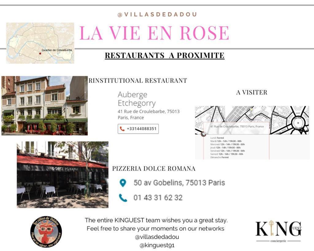Apartmán Luxury Paris La Vie En Rose Jacuzzi Terrasse Parking Exteriér fotografie